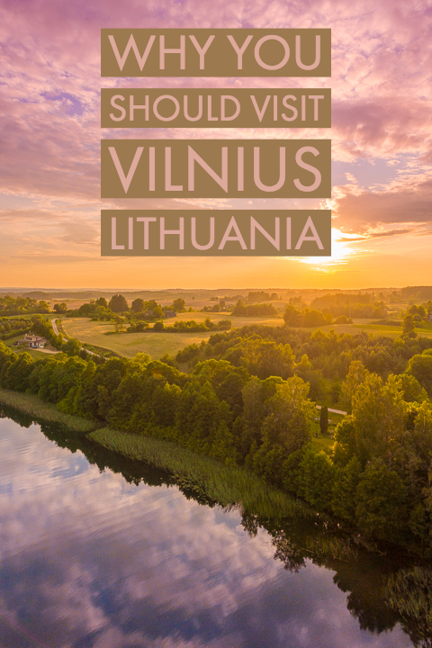 The most romantic day trip you can take from Vilnius!! A sunset hot air balloon ride over a fairytale castle in the gorgeous countryside of Trakai, Lithuania.