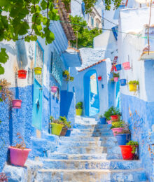 Chefchaouen: The famous blue city of Morocco!! Also known as the Blue Pearl. Here's everything you need to know about Chefchaouen... how to get there, where the famous blue streets are, where to stay, and what to do!