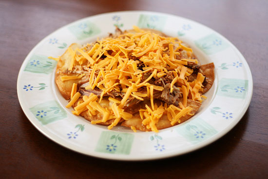 Spicy Pulled Pork Nachos